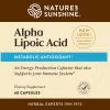 Alpha Lipoic Acid Label Information