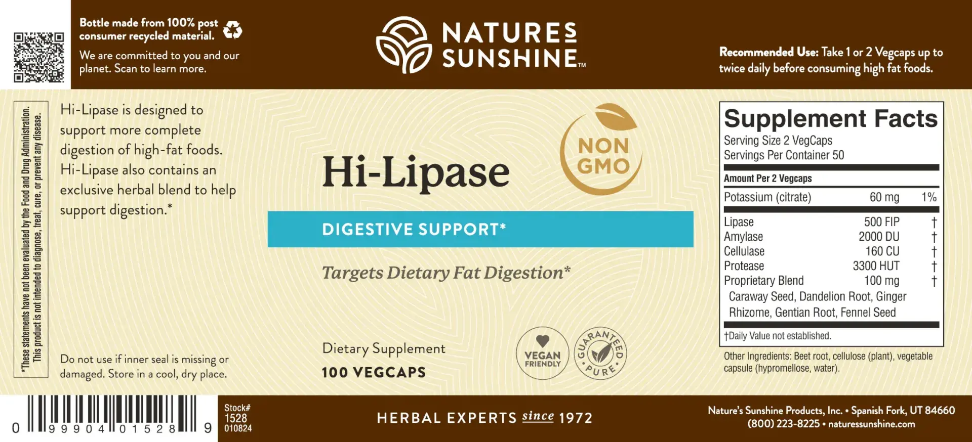Hi Lipase Label