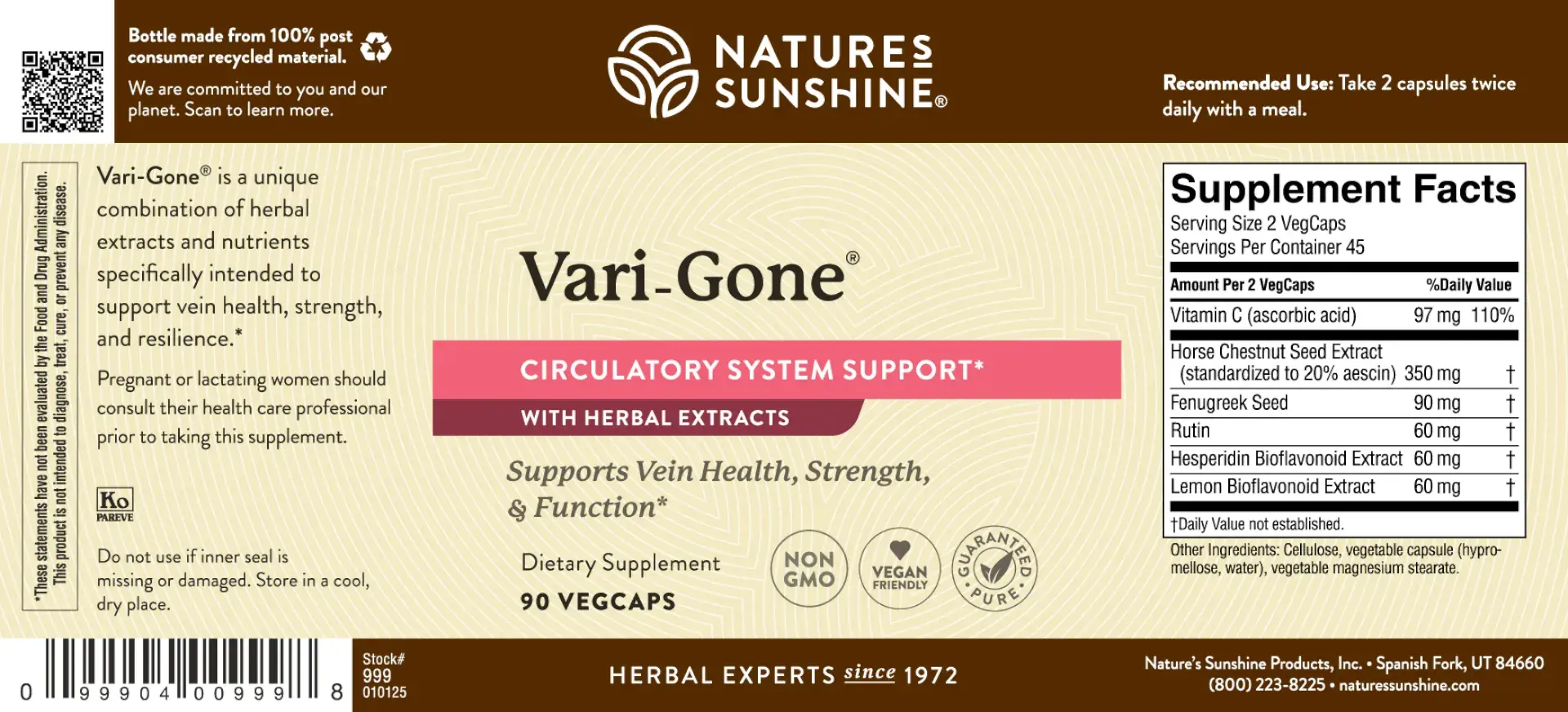 Vari-Gone Label