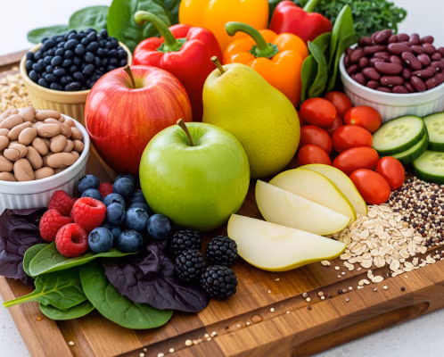 Fruit on Cutting Board