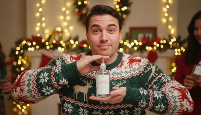 Hand Sanitizer Over Holidays