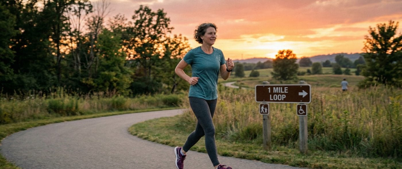 Woman on Exercise Loop