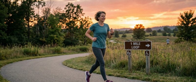 Woman on Exercise Loop